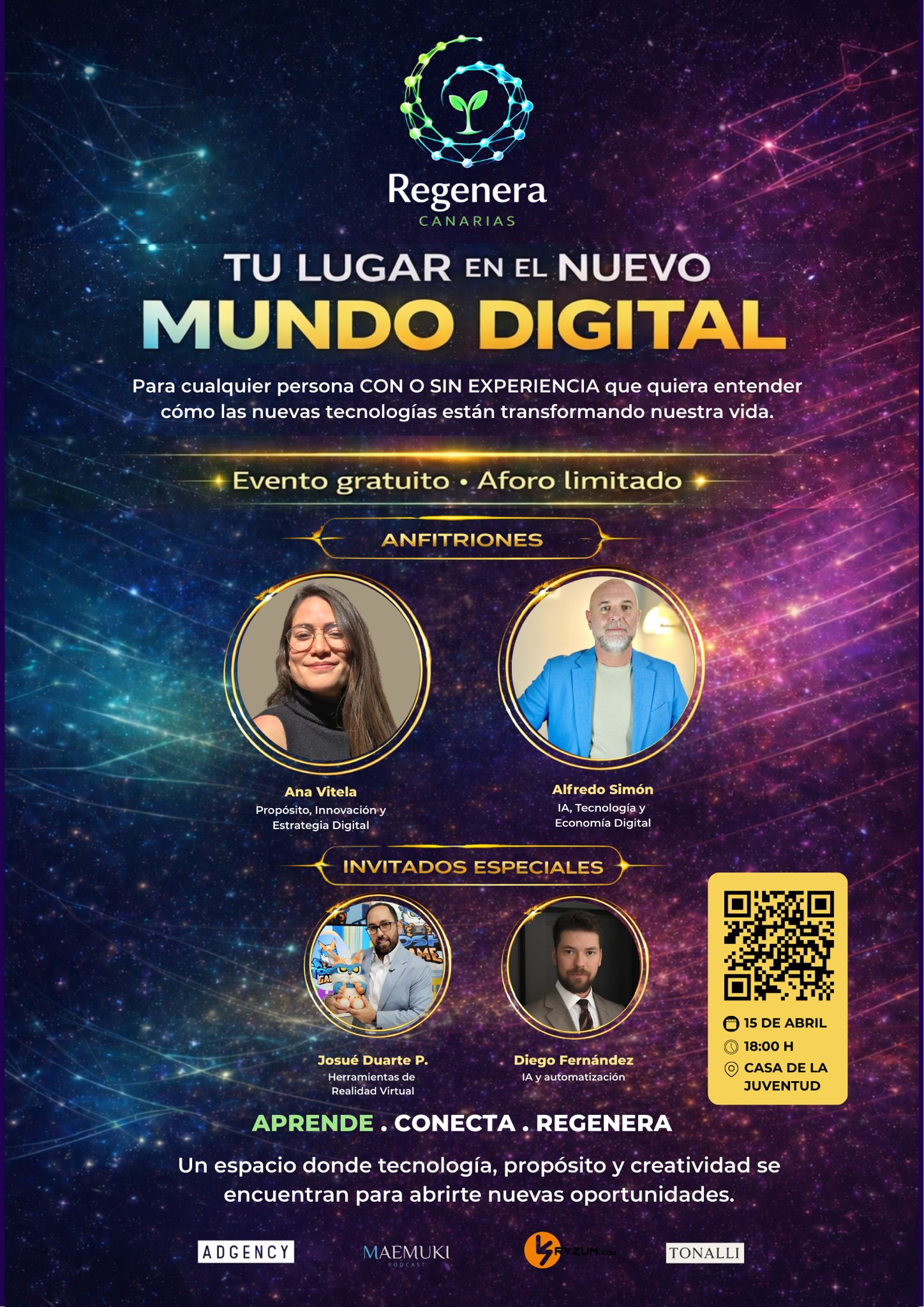 Cartel del evento Regenera Canarias